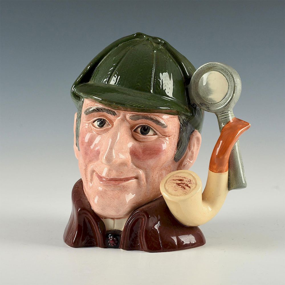 Appraisal: ROYAL DOULTON LARGE CHARACTER JUG THE SLEUTH D Pipe and