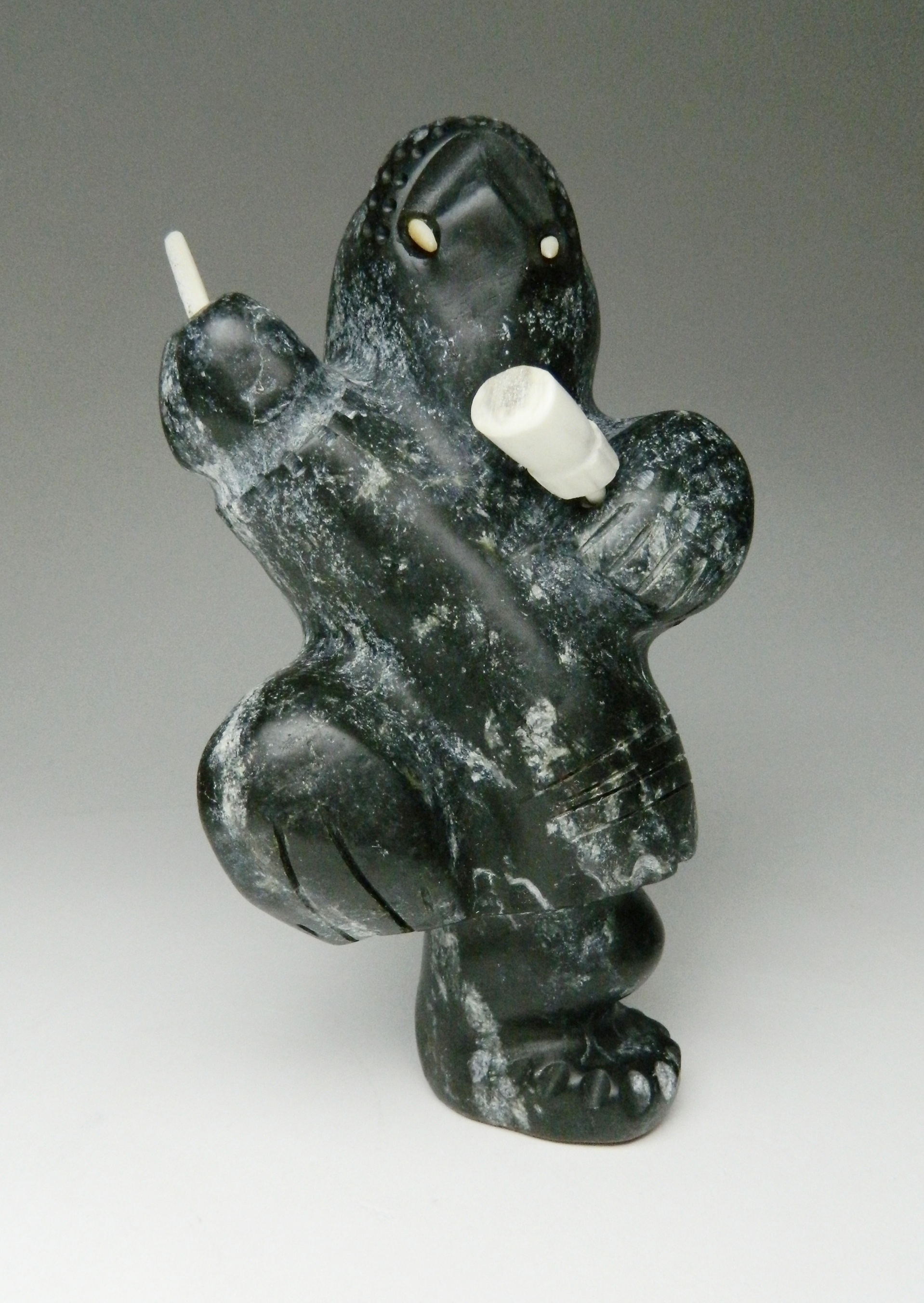 Appraisal: Andrew Palungayak Gjoa Haven ''Shaman''- stone carving ''h