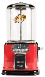 Appraisal: Victor Vending Corp Cent Model K Gumball Vendor Chicago ca