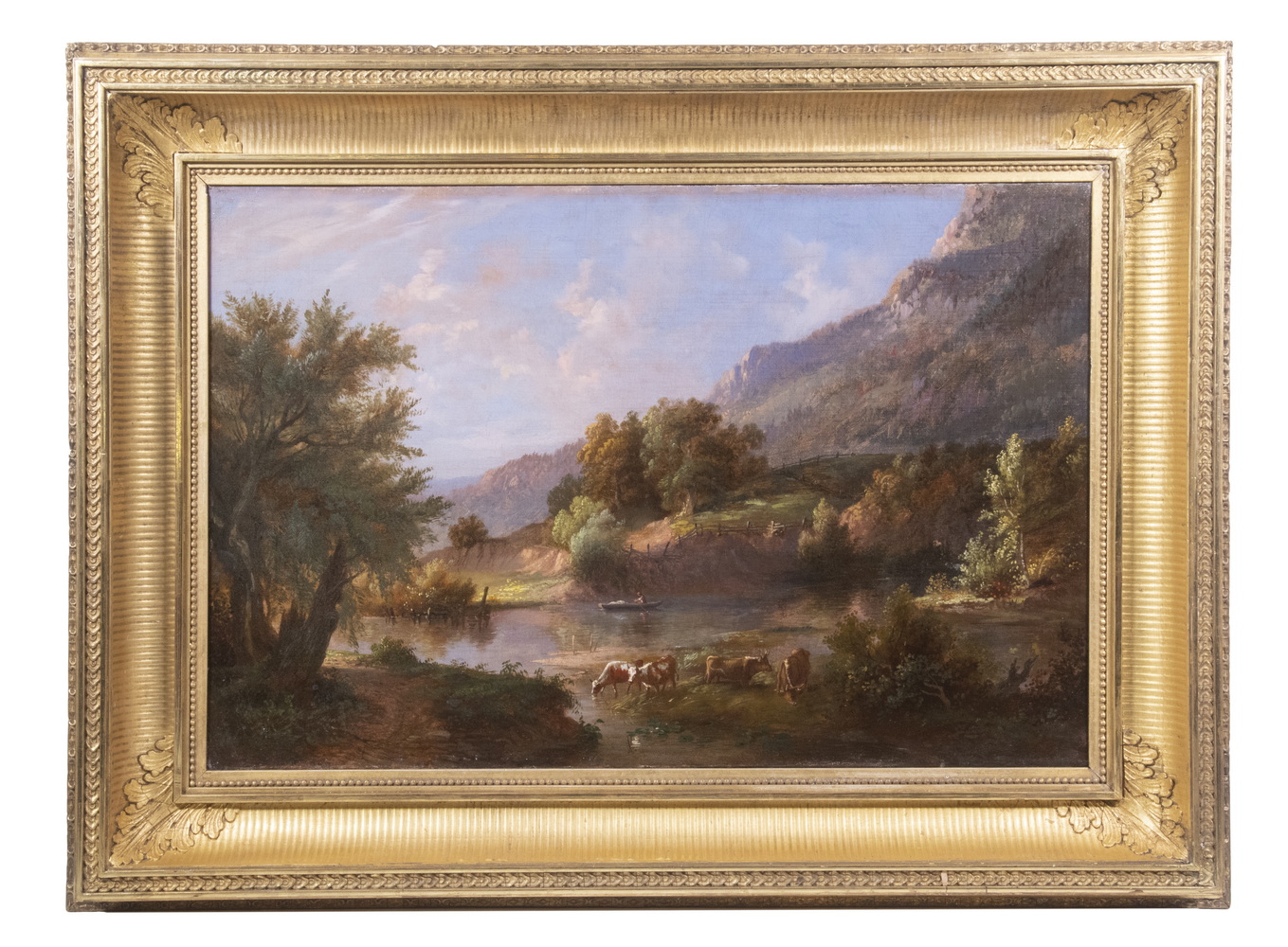 Appraisal: ROBERT SCOTT DUNCANSON OH MI OK - Boatman Delivering Goods