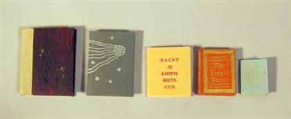 Appraisal: vols Miniature Small Format Books - Small Private Press Works