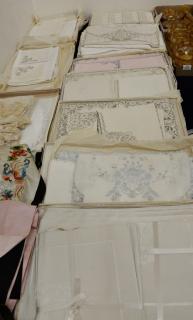 Appraisal: Group of table linen most new in original boxes Group