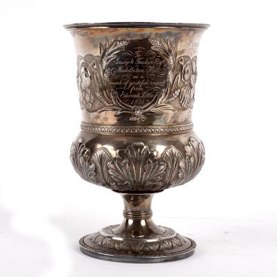 Appraisal: A George III silver cup Hougham Royes Dix London of