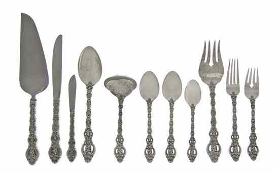 Appraisal: An American Sterling Silver Flatware Service For Twelve International Silver