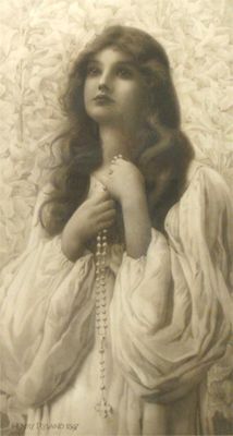 Appraisal: Aspiration' a print from a painting by Henry Ryland published