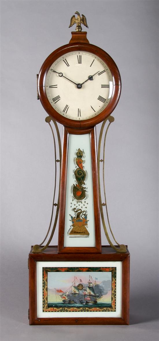 Appraisal: An American Banjo Clock Height inches