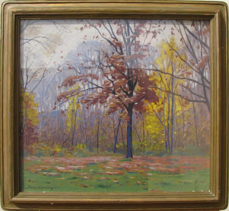 Appraisal: Frank Virgil Dudley IN IL - x oil on canvas