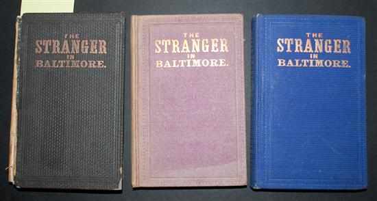 Appraisal: Baltimore Guides Three editions of The Stranger in Baltimore Each