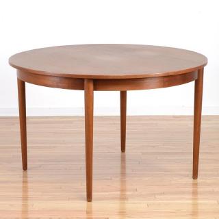 Appraisal: Danish Modern teak extension dining table Danish Modern teak extension