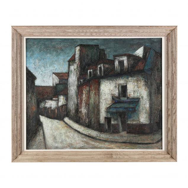 Appraisal: RONALD CHATELOT FRENCH B IMPASSE TRA N E MONTMARTRE Oil