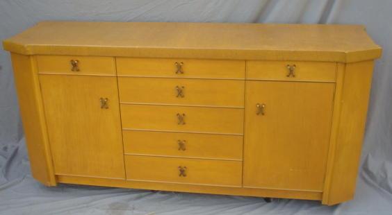 Appraisal: PAUL FRANKL Cork Top Midcentury Chest from a Tarrytown home