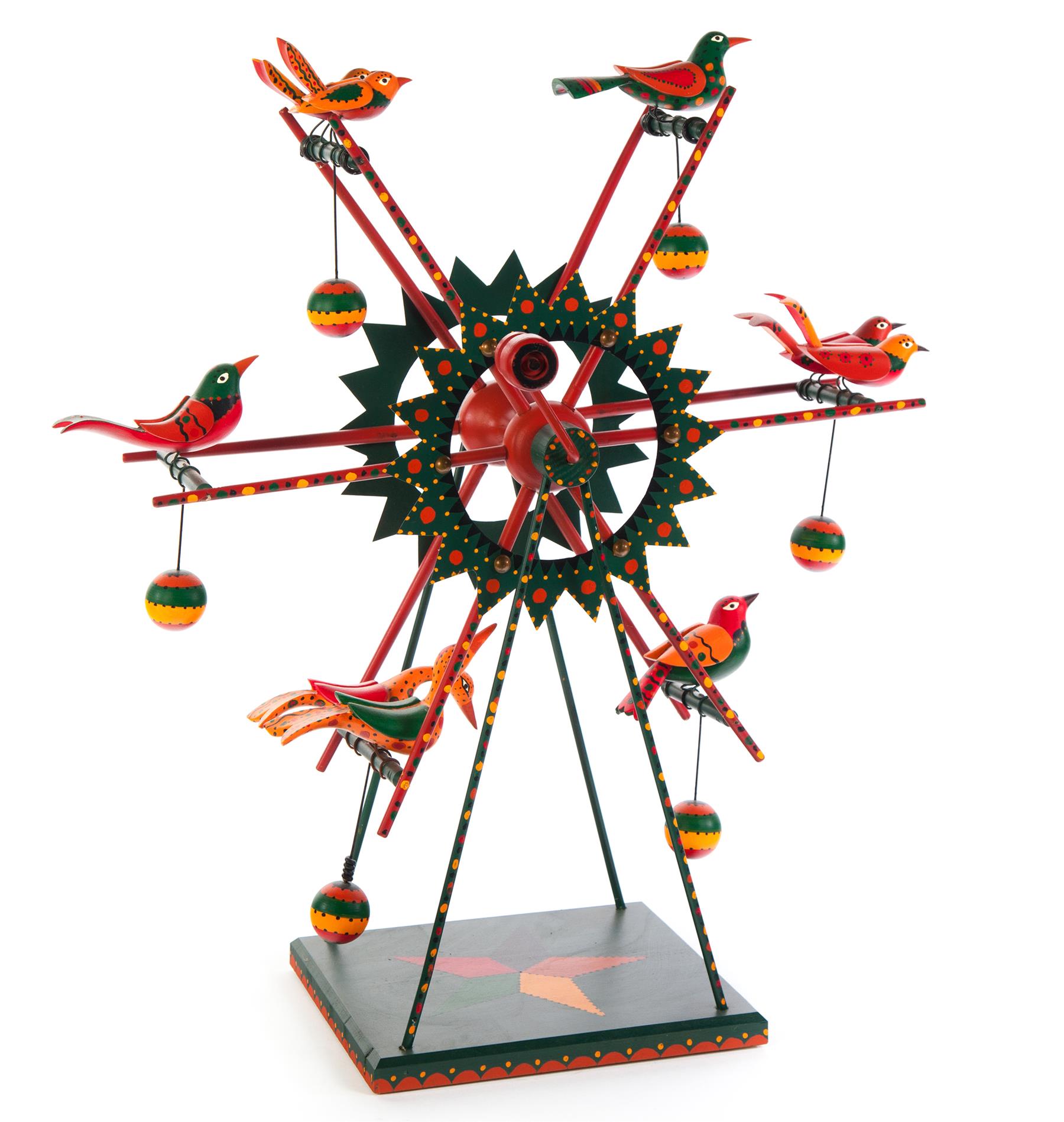 Appraisal: FOLK ART BIRD WHEEL BY DON NOYES OHIO LATE TH-EARLY