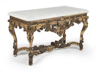 Appraisal: A French Rococo Early th century of gilt and painted