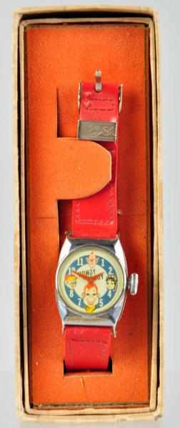 Appraisal: Howdy Doody Wrist Watch with Red Band Watch is not