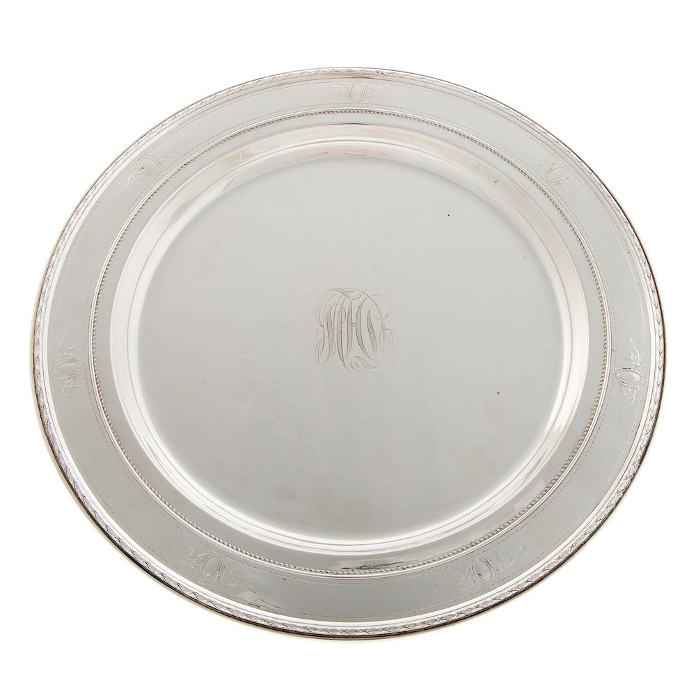 Appraisal: Reed Barton Sagamore Sterling Platter in round platter model C