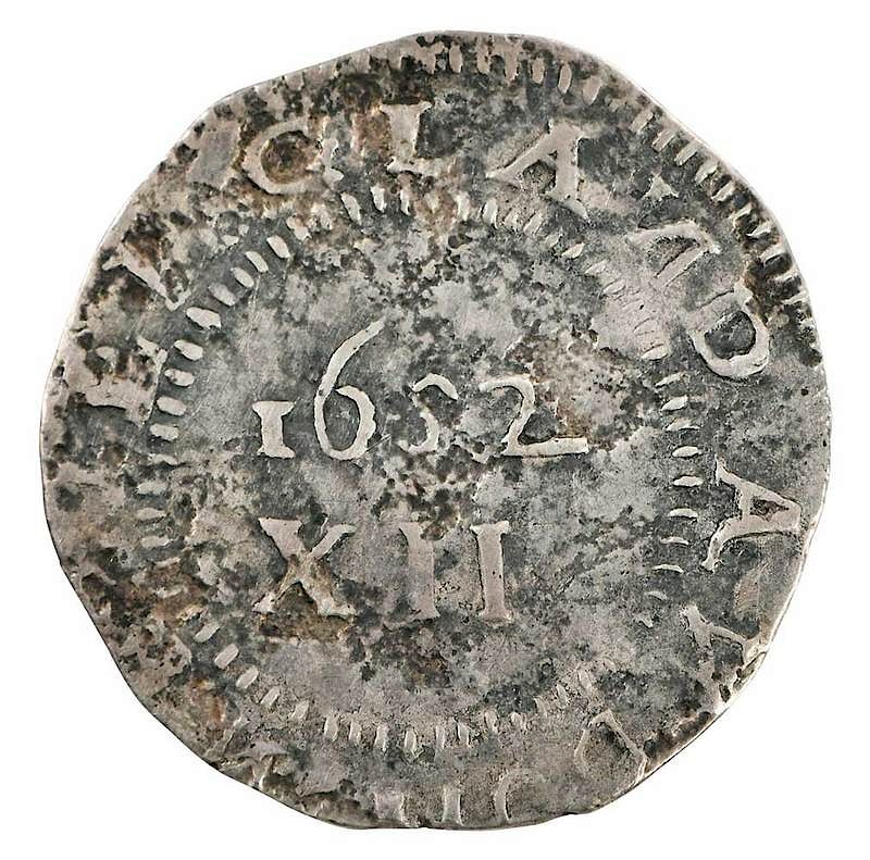 Appraisal: Pine Tree Shilling silver Colonial issue of Massachusetts 'frozen date'