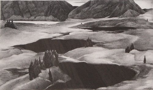 Appraisal: Artist Readio Wilfred A American - Title Sawtooth Vernal and