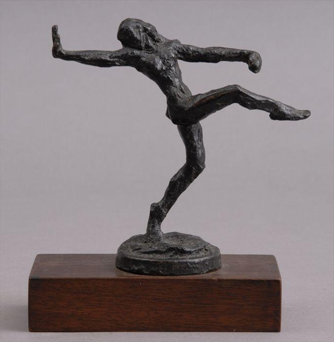 Appraisal: WILHELM HUNT DIEDERICH DANCER Patinated bronze signed Hunt Diederich on