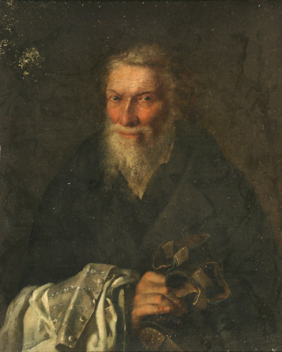 Appraisal: European School th- th Century Portrait of a Bearded Man