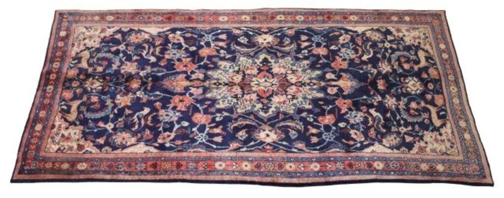 Appraisal: HAND-TIED TABRIZ RUG IRAN ' X ' Hand-tied Tabriz Hunting