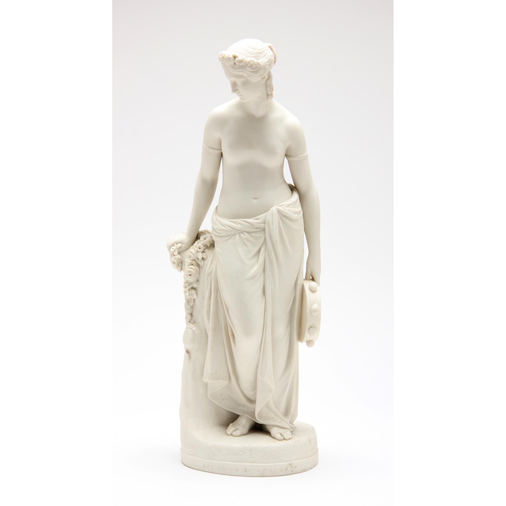 Appraisal: after William Calder Marshall English - A Biscuit Porcelain Statue