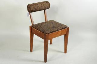 Appraisal: Mid-century desk chair with upholstered back and seat high wide