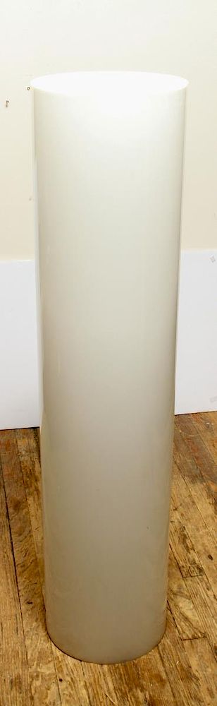 Appraisal: Mid-Century Paul Mayen White Plexiglas Floor Lamp Mid-century modern Paul