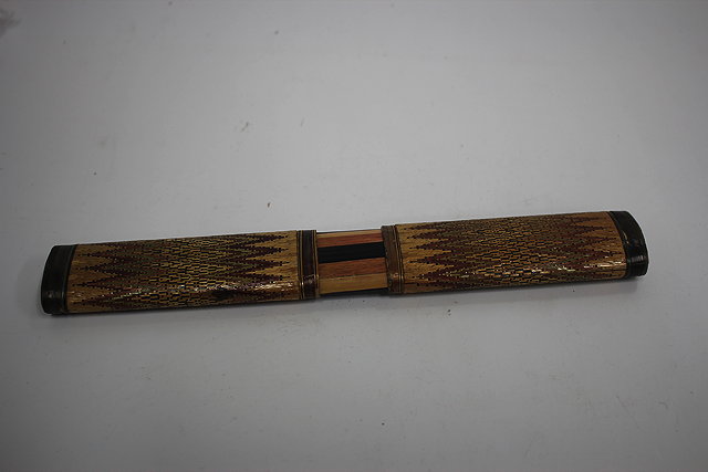 Appraisal: AN EARLY TH CENTURY PRISONER OF WAR STRAW WORK BODKIN