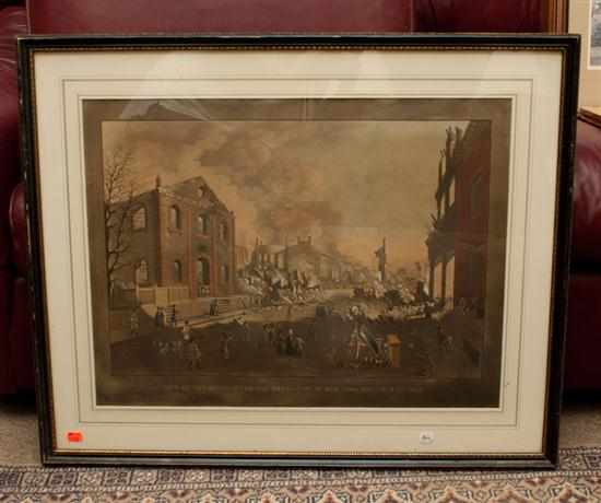 Appraisal: After N Calyo W J Bennett engraver ''View of the