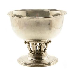 Appraisal: Georg Jensen Sterling Compote A Georg Jensen Sterling Compote The