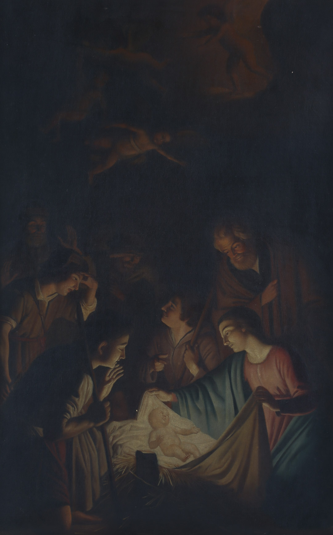 Appraisal: Donato Gugliei Adoration of the Shepherds oil Italian late th