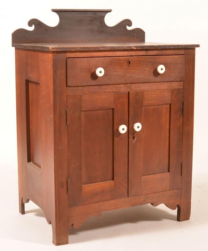 Appraisal: th Century Mixed Wood Washstand th Century Mixed Wood Washstand