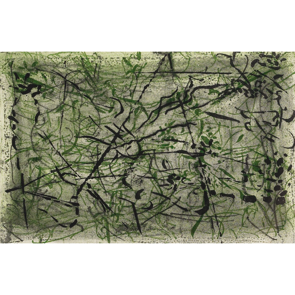 Appraisal: Jean-Paul Riopelle - Canadian GLAUQUE Colour etching and aquatint signed