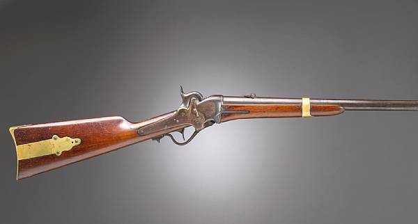 Appraisal: A Sharps Model Maynard-primed breechloading percussion carbine Serial no caliber