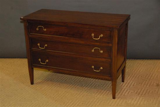 Appraisal: ANTIQUE DIRECTOIRE-STYLE THREE DRAWER COMMODE x x D