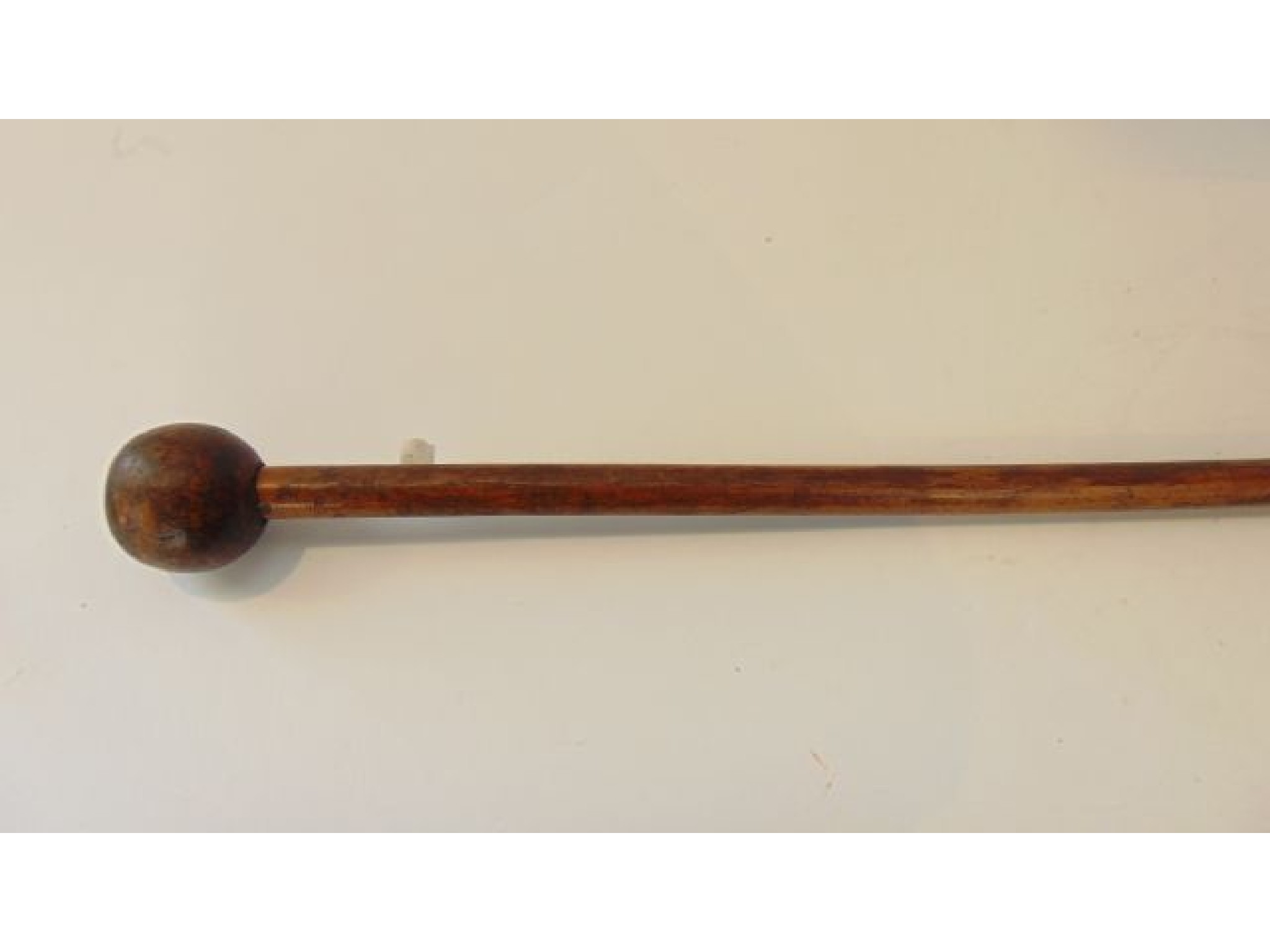 Appraisal: A large timber knobkerrie believed to be African of usual