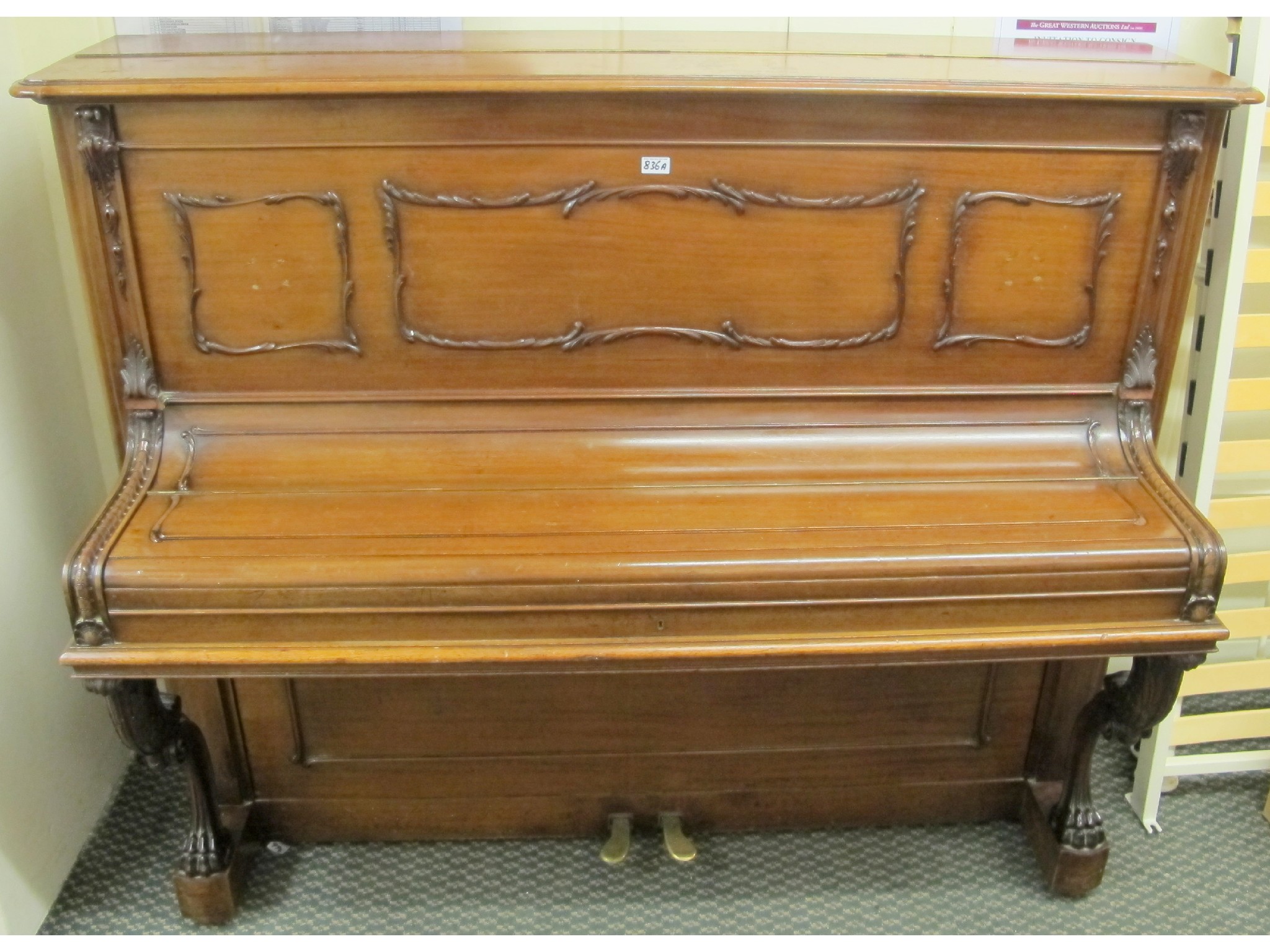 Appraisal: A Bechstein Berlin upright piano