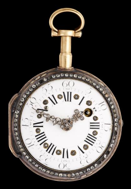 Appraisal: Rose and yellow gold case pocket watchl epine paris th