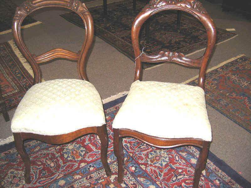 Appraisal: ASSEMBLED SET OF EIGHT TH CENTURY SIDE CHAIRS All with