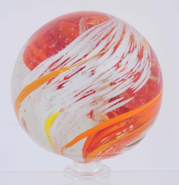 Appraisal: Outstanding Large Banded Transparent Swirl Marble This is the best