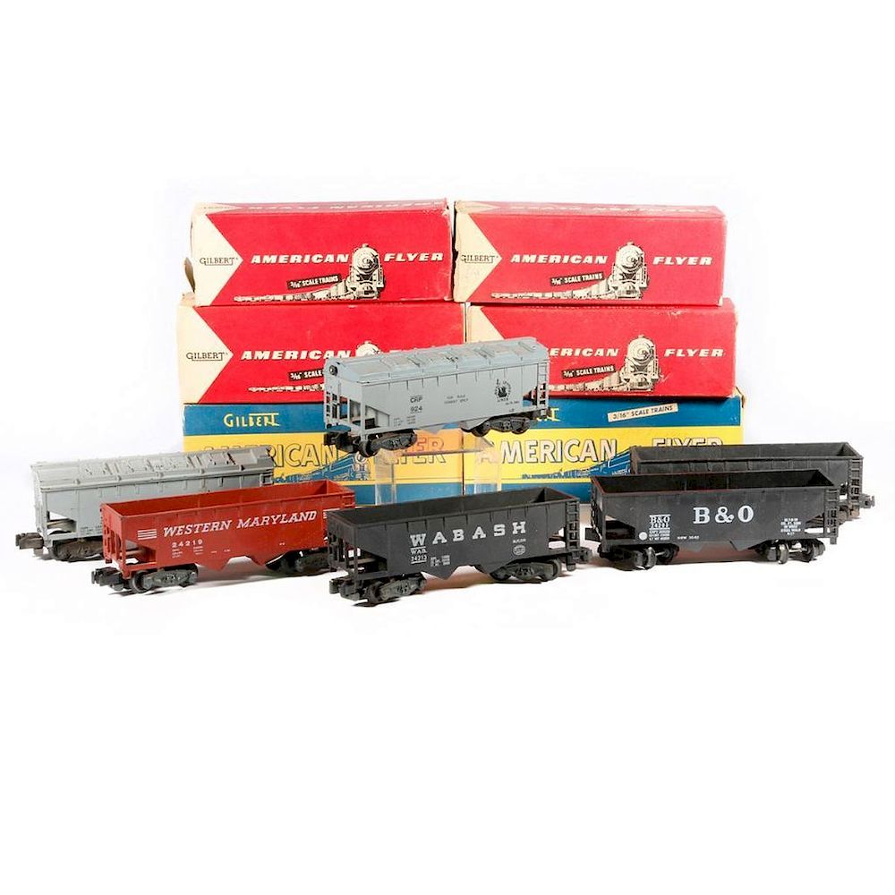 Appraisal: AF S -Pcs Hopper Lot AF S gauge and hoppers