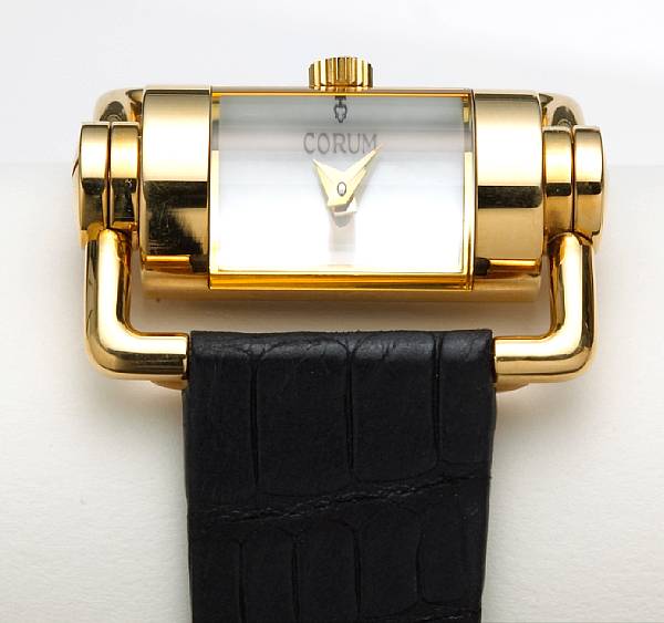 Appraisal: Corum A lady's eighteen karat gold wristwatch quartz movement case