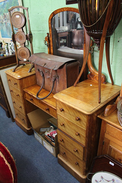 Appraisal: A HEAL AND SON LONDON SATINWOOD DRESSING CHEST with a