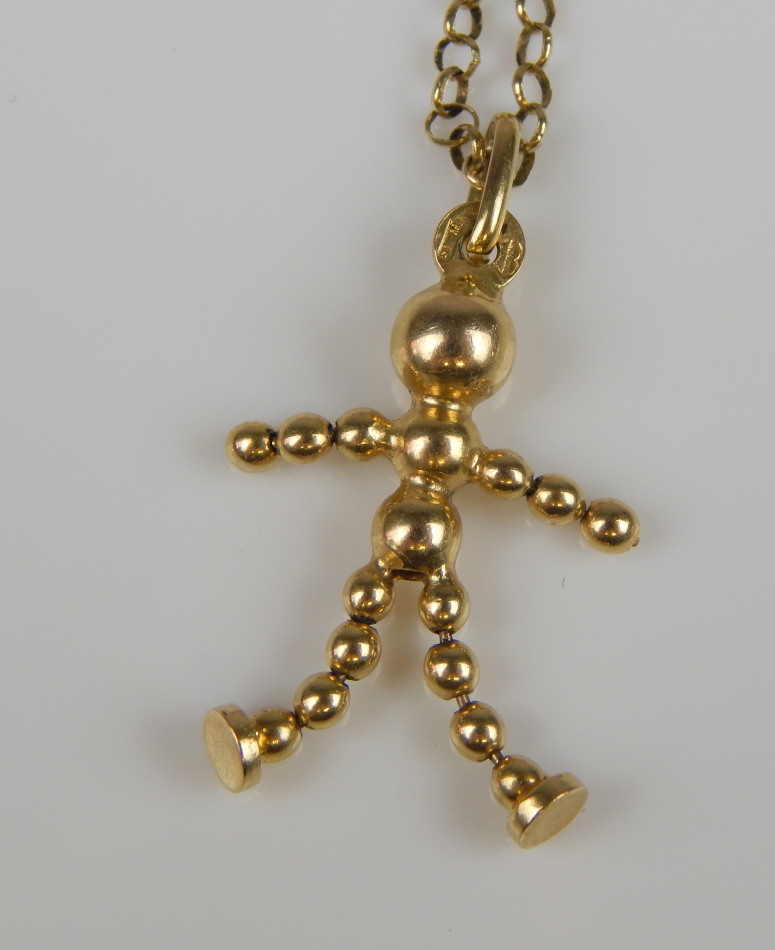 Appraisal: A pendant and chain the pendant in the form of