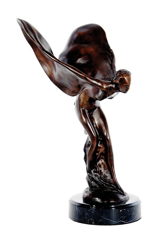 Appraisal: Charles Sykes after British - SPIRIT OF ECSTASY bronze in