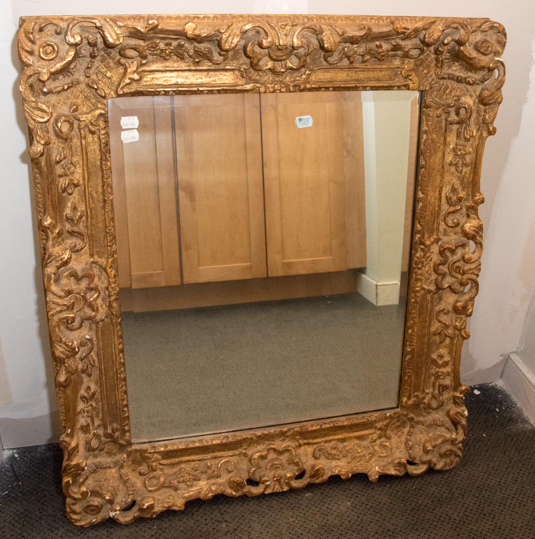 Appraisal: Gilt framed mirror