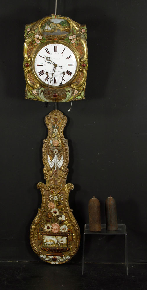 Appraisal: - th C French C Delaunay Clock th century French