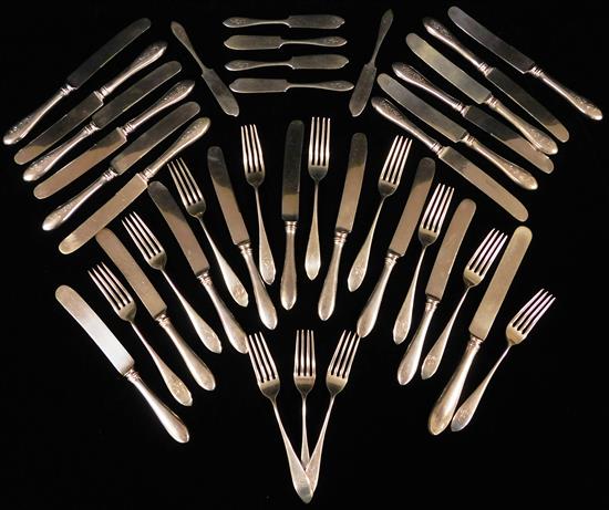 Appraisal: STERLING Assortment of sterling flatware various makers including Gorham and