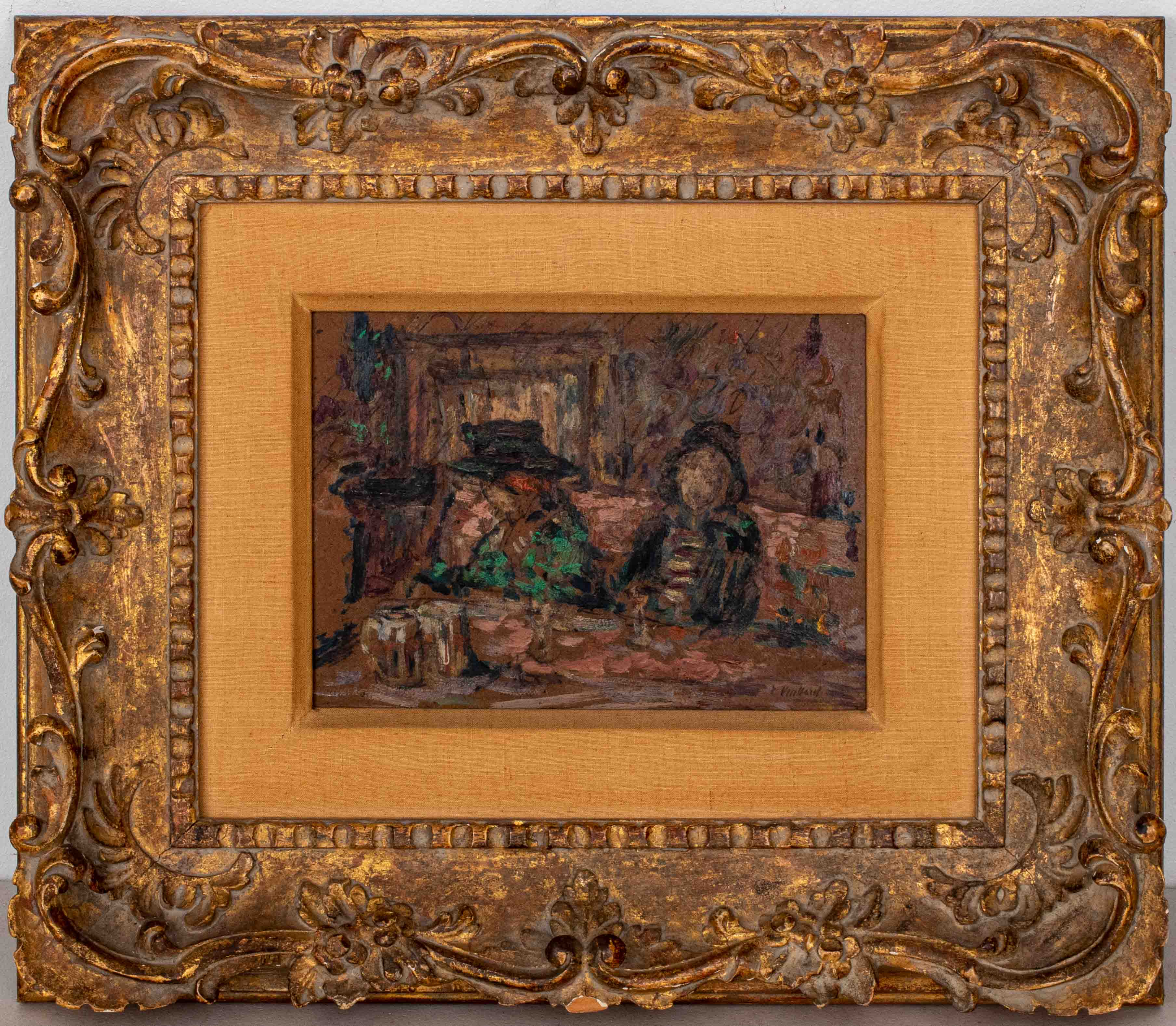 Appraisal: EDOUARD VUILLARD 'LA PATISSERIE' OIL ON BOARD Edouard Vuillard French