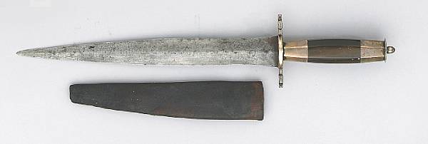 Appraisal: A large English bowie knife by S C Wragg The